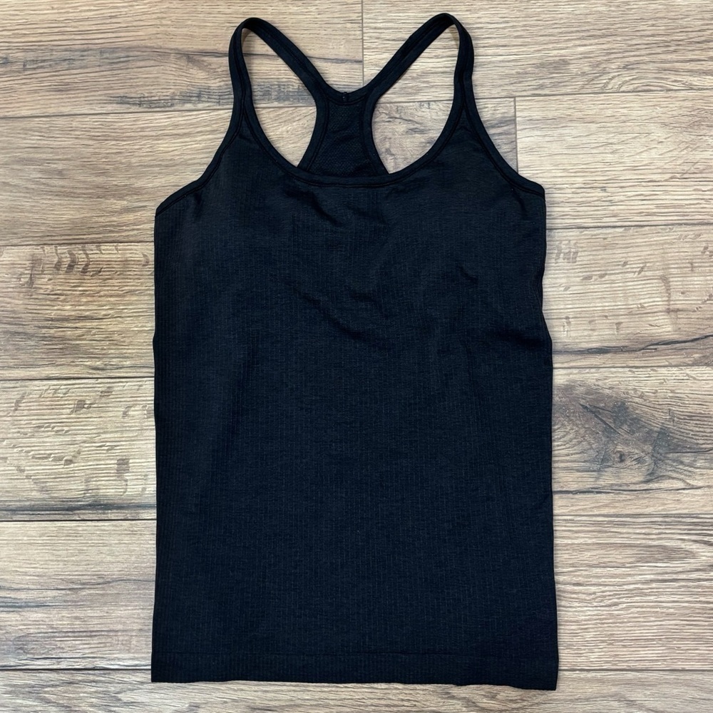 Lululemon Ebb To Street Racerback Tank Top In Black Size 12